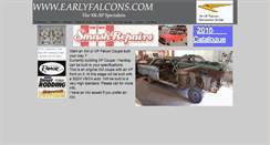 Desktop Screenshot of earlyfalcons.com