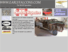 Tablet Screenshot of earlyfalcons.com